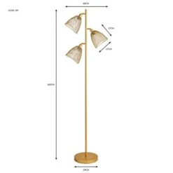 Elements Jaula 3 Light Floor Lamp -Lighting Sale Store 30755630 alt07