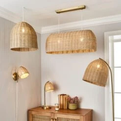 Churchgate Cotes Rattan Easy Fit Pendant Shade -Lighting Sale Store 30755705 alt06