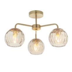 Vogue Arkoma 3 Light Semi Flush Ceiling Light -Lighting Sale Store 30755849 alt06