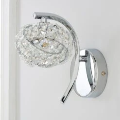 Set Of 2 Cecilie Glass Wall Lights -Lighting Sale Store 30762442 alt02