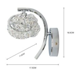 Set Of 2 Cecilie Glass Wall Lights -Lighting Sale Store 30762442 alt05