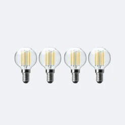 Set Of 4 Status 4W Filament SES Mini Globe Bulbs -Lighting Sale Store 30767629 alt04