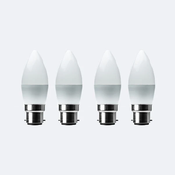 Set Of 4 Status 5.5W Pearl BC Candle Bulbs 4 Set Of 4 Status 5.5W Pearl BC Candle Bulbs - Image 4