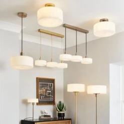 Amelie Opal Glass Flush Ceiling Light -Lighting Sale Store 30768664 alt09