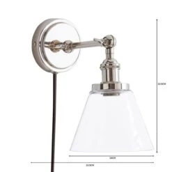 Dorma Purity Nickson Plug In Wall Light -Lighting Sale Store 30780622 alt05