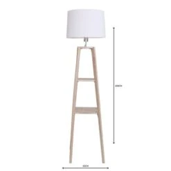 Beaumont Plant Stand Wooden Floor Lamp -Lighting Sale Store 30787666 alt05