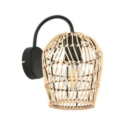 Kirra Bathroom Faux Rattan Wall Light -Lighting Sale Store 30789838 alt04