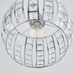 West End Chrome Easy Fit Pendant Shade -Lighting Sale Store 30792360 alt03