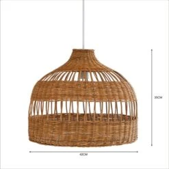 Priyanka Rattan Easy Fit Pendant Shade -Lighting Sale Store 30792363 alt04