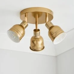 Issac 3 Light Semi Flush Ceiling Light -Lighting Sale Store 30798585 alt01