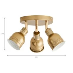 Issac 3 Light Semi Flush Ceiling Light -Lighting Sale Store 30798585 alt05