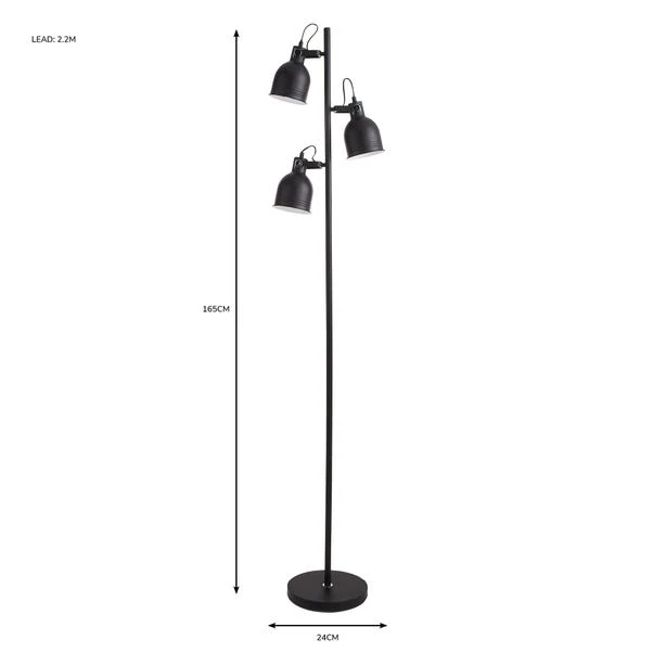 Issac 3 Light Floor Lamp 11 Issac 3 Light Floor Lamp - Image 11