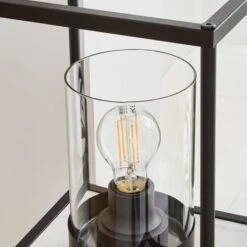 Aiko Black And Faux Marble Midi Shelved Floor Lamp -Lighting Sale Store 30802422 alt02