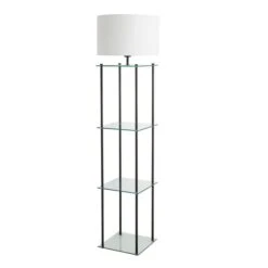 Wendell Glass Shelved Floor Lamp -Lighting Sale Store 30802427 alt04