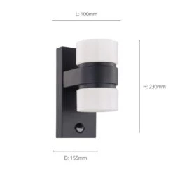 EGLO Atollari 2 Light Outdoor Sensor Wall Light -Lighting Sale Store 30817317 alt05