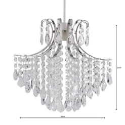 Sheridan Jewel Easy Fit Chandelier Pendant Shade -Lighting Sale Store 30823725 alt04