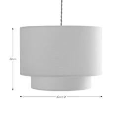 Luna Two Tier Lamp Shade -Lighting Sale Store 30831616 alt05