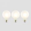 Status Set Of 3 Bradford 4W G80 Frosted Dimmable Bulbs
