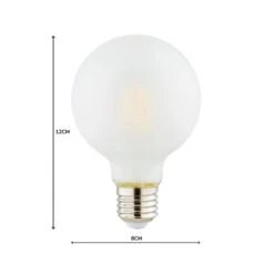 Status Set Of 3 Bradford 4W G80 Frosted Dimmable Bulbs -Lighting Sale Store 30832263 alt04