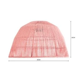 Kabir Pink String Easy Fit Pendant Shade 7 Kabir Pink String Easy Fit Pendant Shade -Lighting Sale Store 30833685 alt08