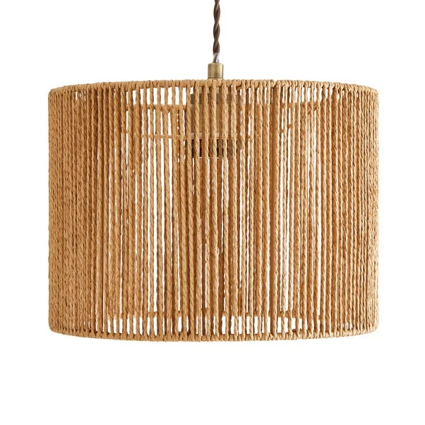 Kabir String Easy Fit Drum Pendant Shade 4 Kabir String Easy Fit Drum Pendant Shade - Image 4