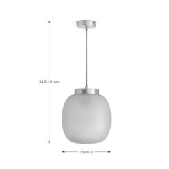 Lixue Recycled Glass Frosted Smoked Pendant Light -Lighting Sale Store 30834013 alt04