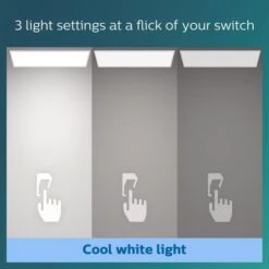 Philips Cool White Panel Integrated LED Flush Ceiling Light -Lighting Sale Store 30838285 alt03
