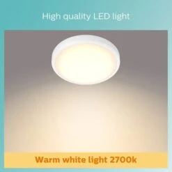 Philips Doris Warm White Integrated LED Flush Ceiling Light -Lighting Sale Store 30838288 alt03