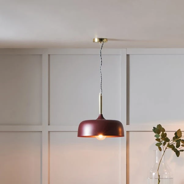 Anke Domed Metal Pendant Light 6 Anke Domed Metal Pendant Light - Image 6