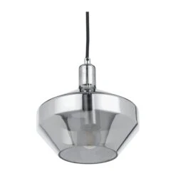 Jaxon Shiny Smoked Glass Domed Pendant Light -Lighting Sale Store 30850633 alt04