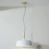 Anke Domed Metal Pendant Light