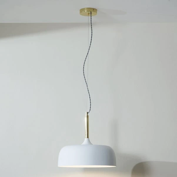 Anke Domed Metal Pendant Light 1 Anke Domed Metal Pendant Light