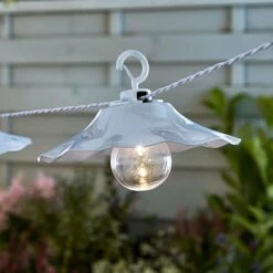 Scalloped 10 LED Indoor Outdoor Solar String Lights -Lighting Sale Store 30864584 alt03
