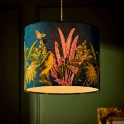 Tropical Paradise Embroidered Lamp Shade -Lighting Sale Store 30866834 alt01