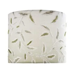 Green Leaf Embroidered Lamp Shade 9 Green Leaf Embroidered Lamp Shade -Lighting Sale Store 30866836 alt09