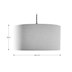 Luna Shallow Drum Lamp Shade -Lighting Sale Store 30866842 alt09
