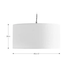 Luna Shallow Drum Lamp Shade -Lighting Sale Store 30866843 alt09