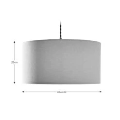 Luna Shallow Drum Lamp Shade -Lighting Sale Store 30866844 alt09