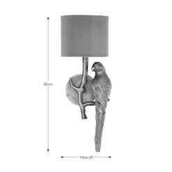 Gold Parrot Plug In Wall Light -Lighting Sale Store 30867457 alt08