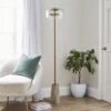 Kaeli Modern Marble Glass Floor Lamp