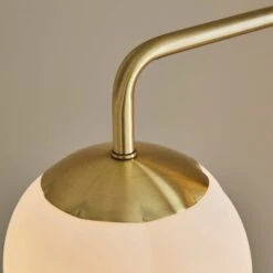 Frosted Tulip 3 Light Ribbed Glass Adjustable Floor Lamp -Lighting Sale Store 30869080 alt02