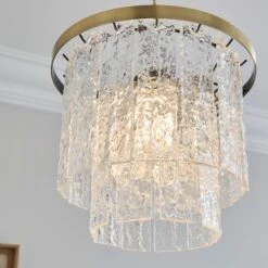 Gianna Acrylic 2 Tier Easy Fit Pendant Shade -Lighting Sale Store 30869125 alt03