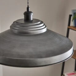 Spun Metal Easy Fit Pendant Shade -Lighting Sale Store 30869130 alt03