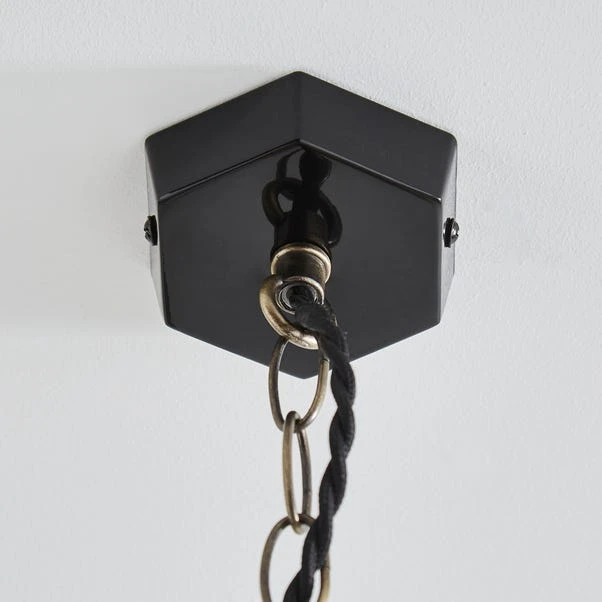 Industrial Painted Glass Pendant Light 4 Industrial Painted Glass Pendant Light - Image 4