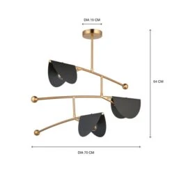 Aquila 3 Light Semi Flush Ceiling Ceiling Light -Lighting Sale Store 30869693 alt08