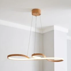 Jaxson LED Wood Effect Ceiling Light