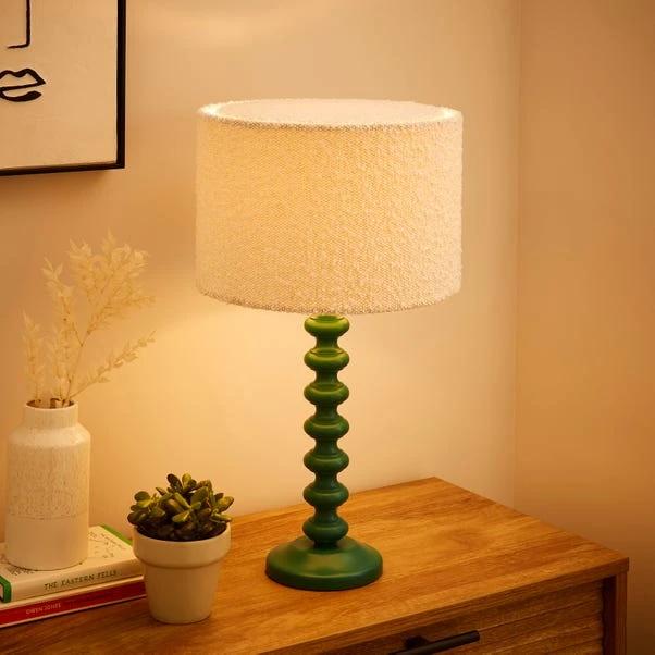 Hazelle Boucle Drum Lamp Shade 4 Hazelle Boucle Drum Lamp Shade - Image 4