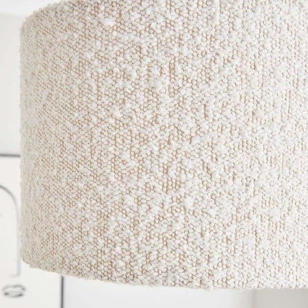 Hazelle Boucle Drum Lamp Shade 5 Hazelle Boucle Drum Lamp Shade - Image 5