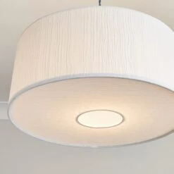 Rippled Paper Shallow Diffuser Drum Lamp Shade -Lighting Sale Store 30870734 alt02