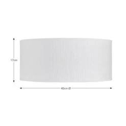 Rippled Paper Shallow Diffuser Drum Lamp Shade -Lighting Sale Store 30870734 alt08